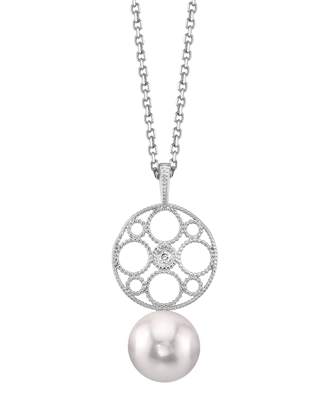 Akoya Pearl & Diamond Faye Pendant