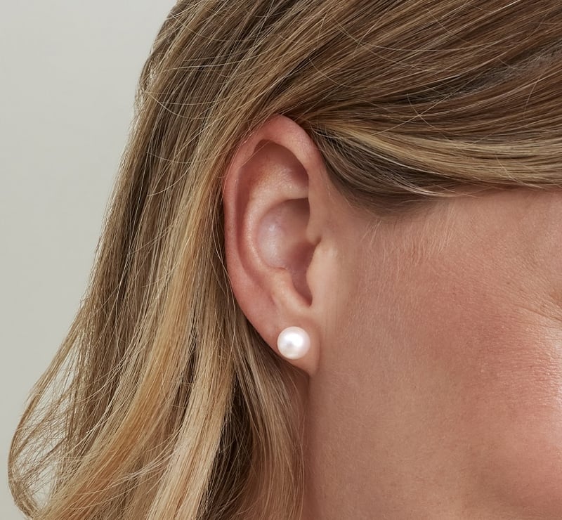 Pearl Studs - Pearl Stud Earrings