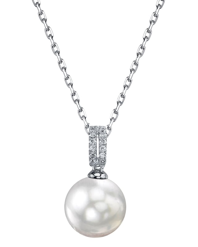 South Sea Pearl & Diamond Belinda Pendant