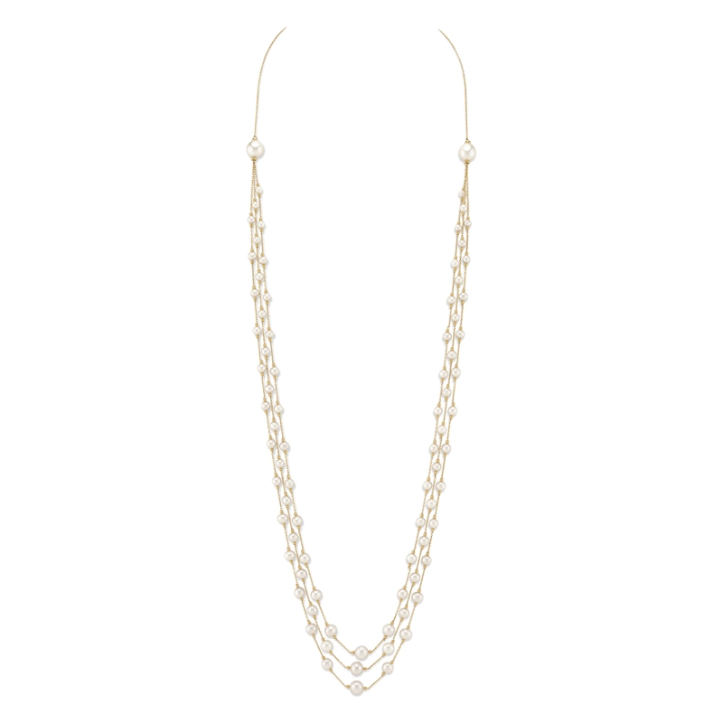 Freshwater Pearl and Chain Penelope Necklace