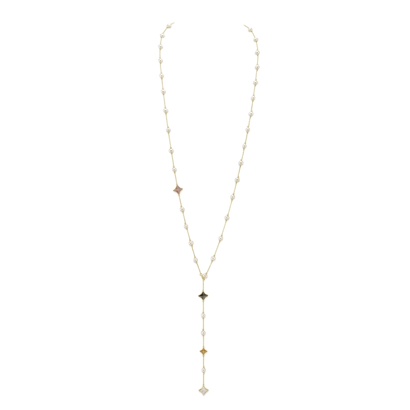 White Freshwater Pearl Anika Necklace
