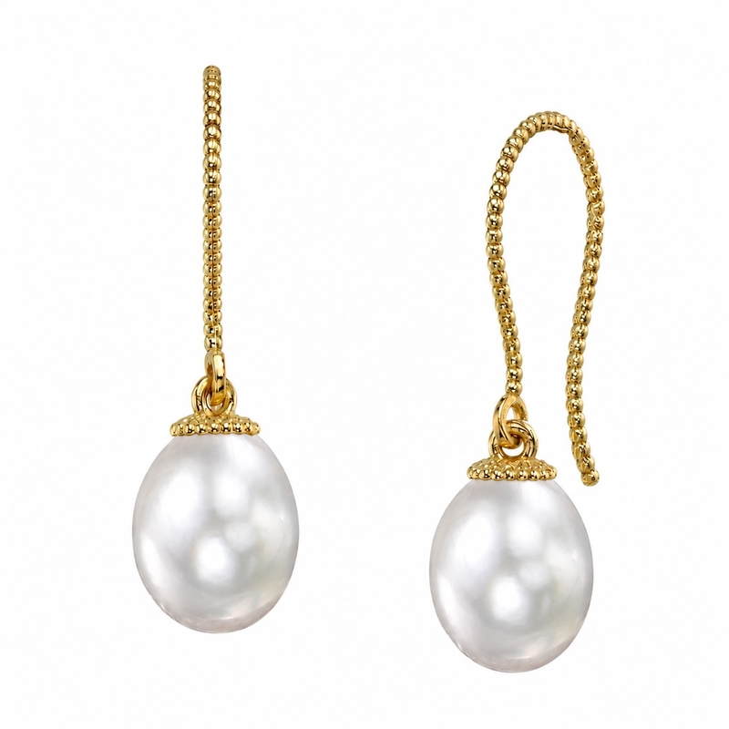 White South Sea Pearl Cindy Earrings