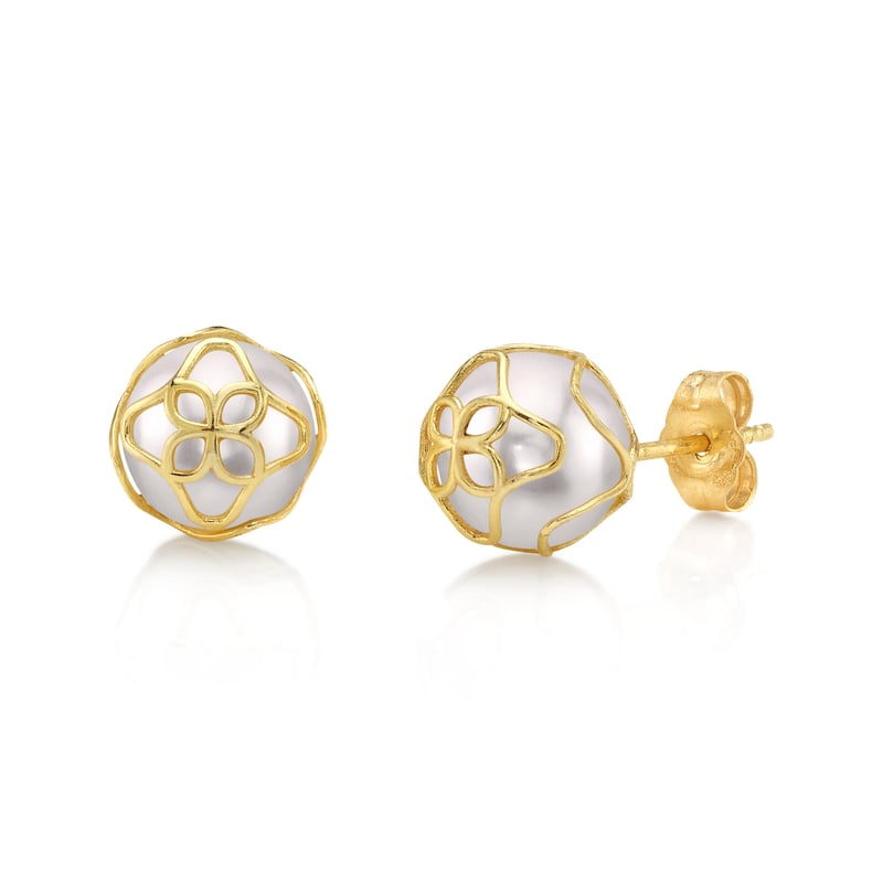 Japanese Akoya Pearl Cora Earrings