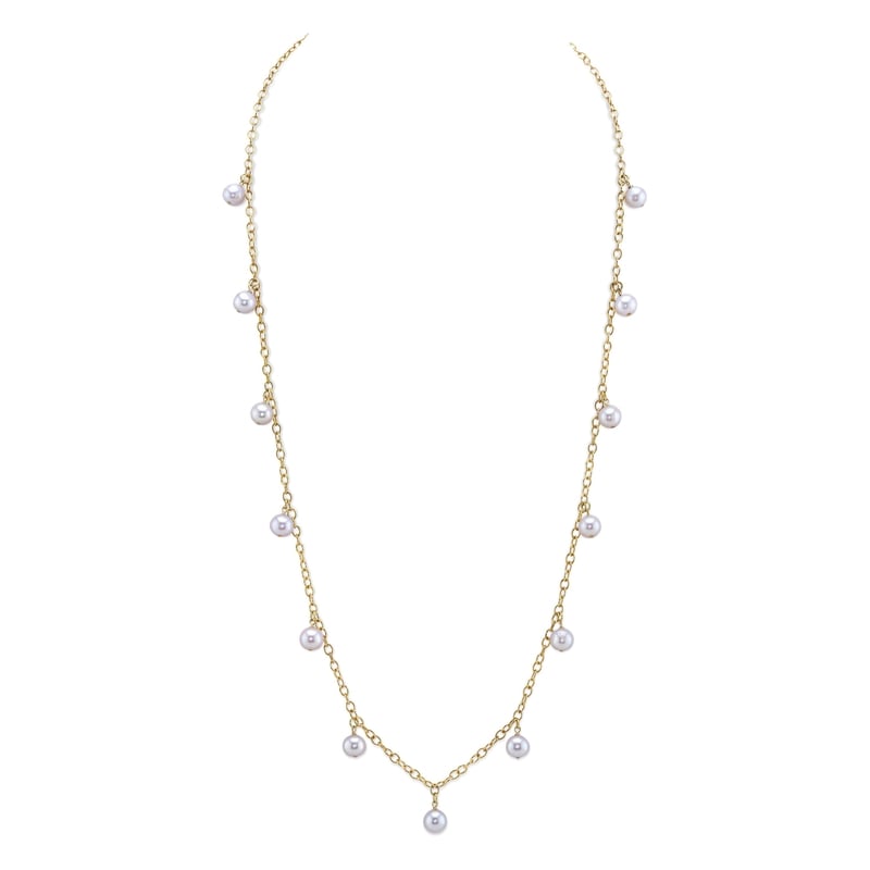 White Freshwater Pearl Isabella Necklace