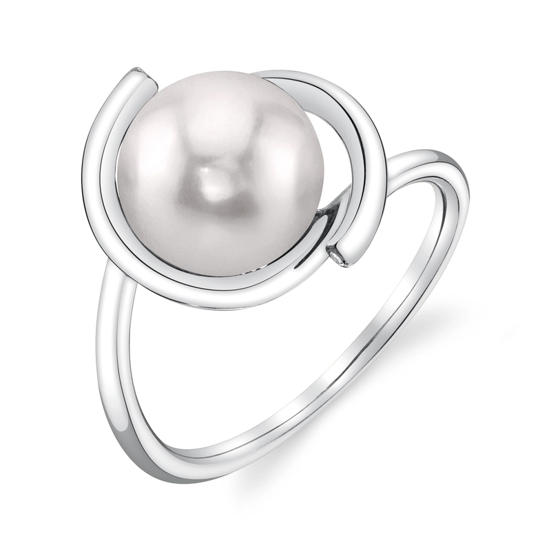 14K Gold Japanese Akoya Pearl Felicia Ring