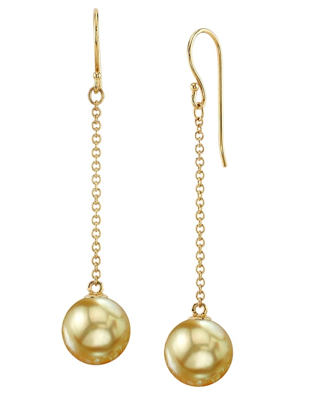 Golden South Sea Pearl Sandra Earrings