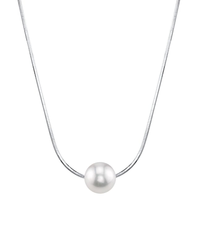 Pearl Moments - 8mm Freshwater Pearl Silver Adjustable Chain Necklace