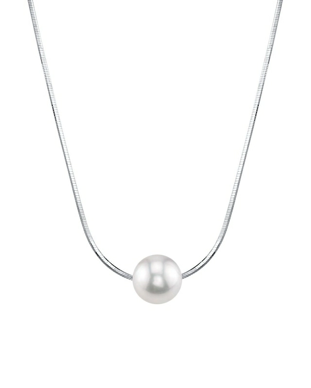 Pearl Moments - 8mm Freshwater Pearl Silver Adjustable Chain Necklace