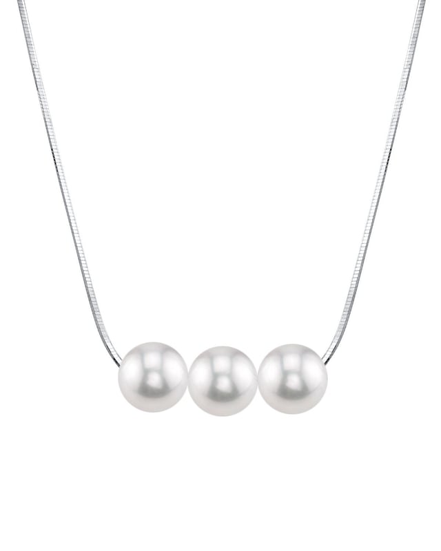 Pearl Moments - 8mm Freshwater Pearl Silver Adjustable Chain Necklace