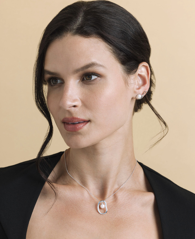 Freshwater Pearl Lennon Pendant - Secondary Image