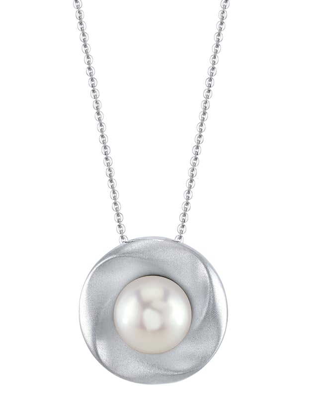 White Freshwater Pearl Tina Pendant