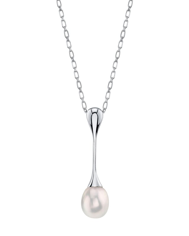 Freshwater Pearl Long Teardrop Pendant