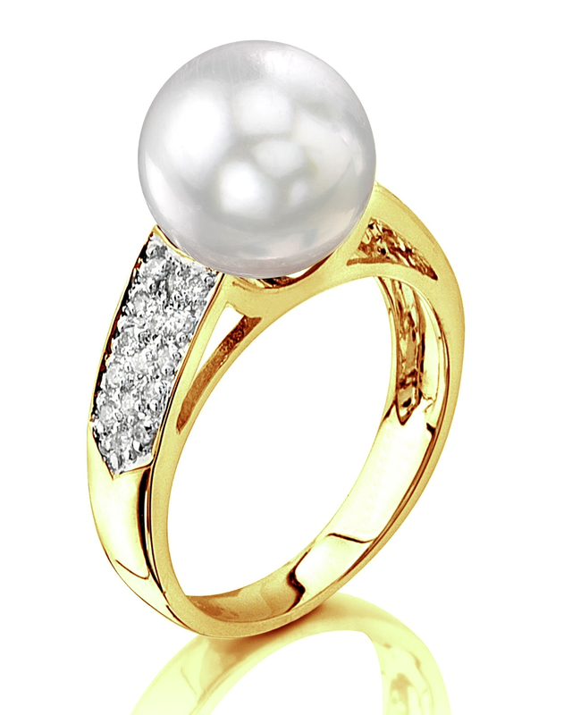 South Sea Pearl & Diamond Alexa Ring