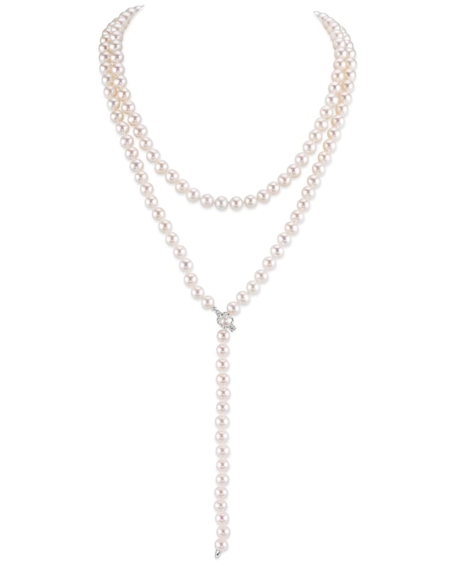 DDPearls Pink Pearl Rope Set : Amazon.in: Fashion