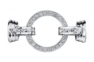 Diamond Joyce Clasp  18K White Gold