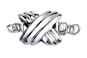 Infinity Clasp - 14K White Gold