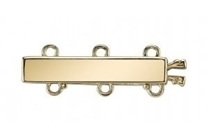 Triple Polished Clasp  14K Yellow Gold