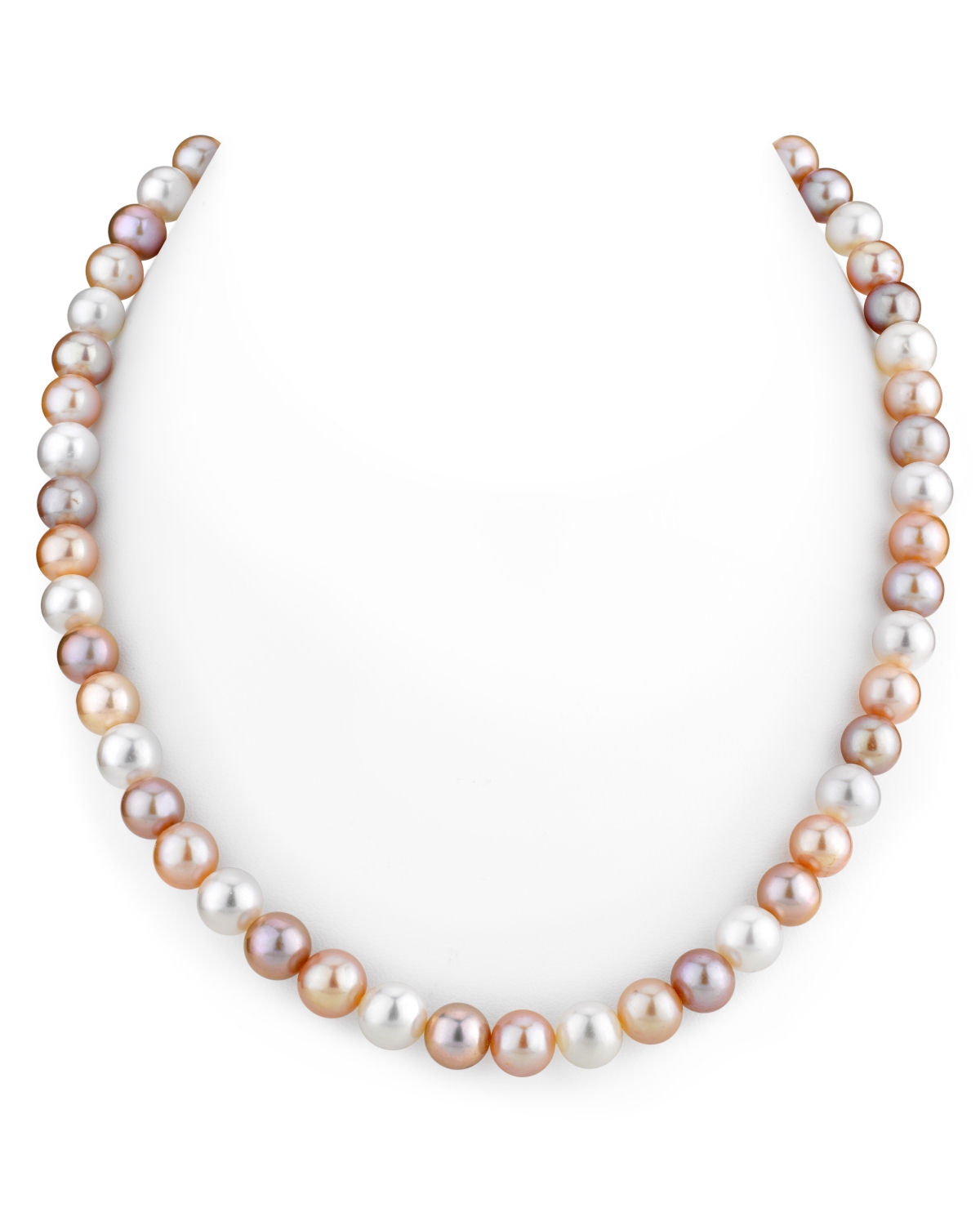 18-20" 3Row 7-8mm Freshwater Pearl Necklace X2844 Wedding——MORE COLORS