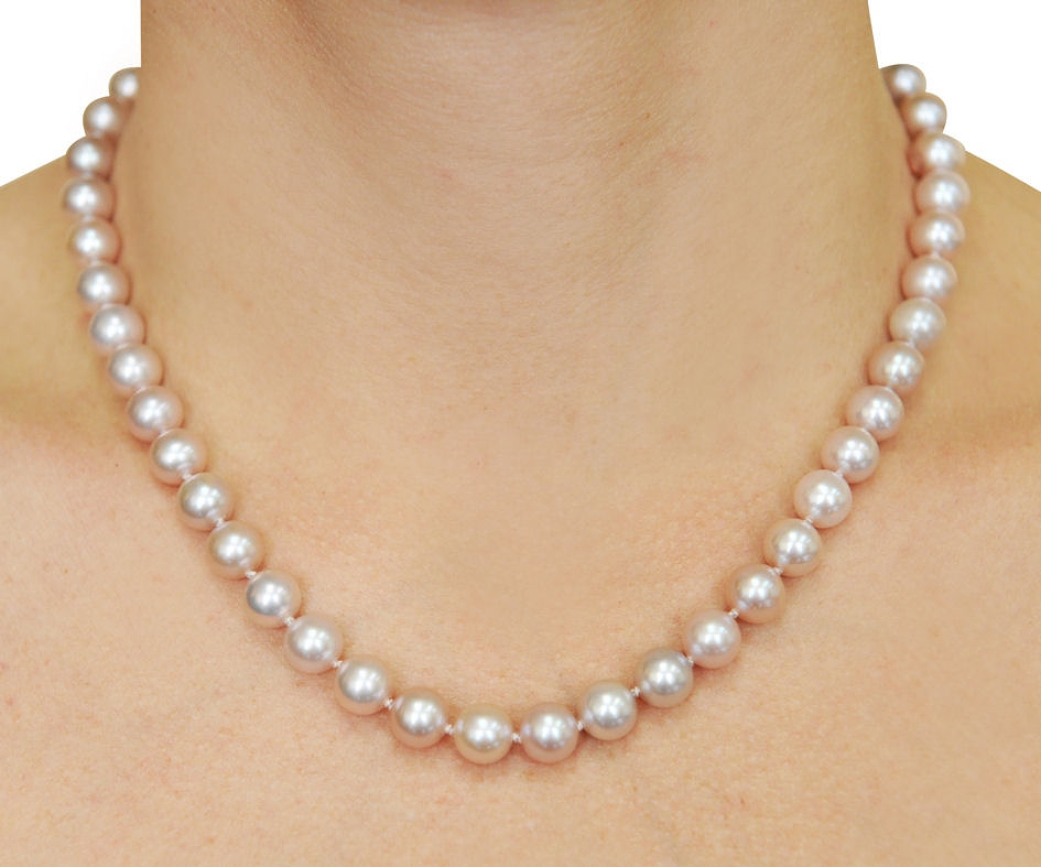89mm Pink Freshwater Pearl Necklace