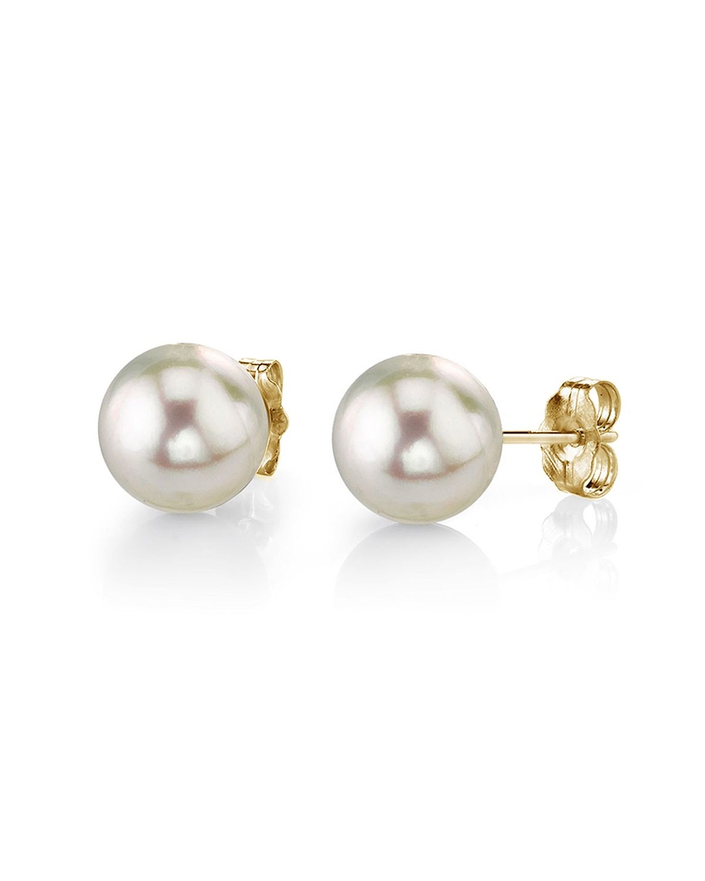 7 0 5mm White Akoya Pearl Stud Earrings 7 0 5mm White Akoya Pearl Stud Earrings