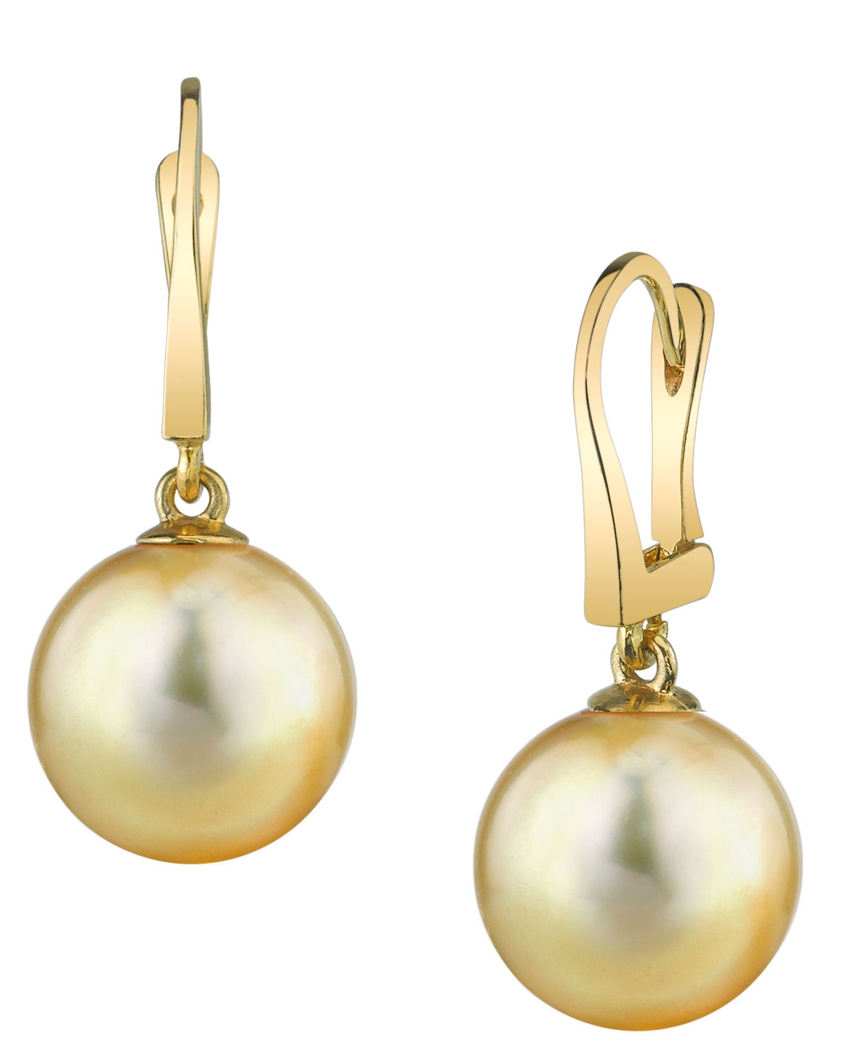 Golden Pearl Classic Elegance Earrings