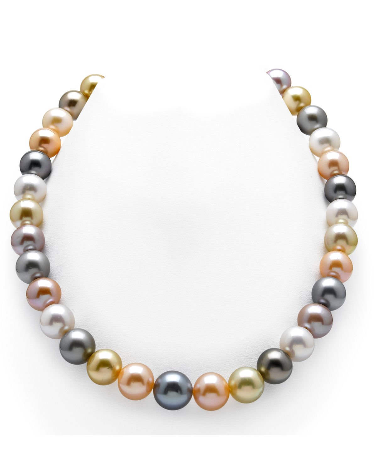 12mm multicolor shell pearl necklace bracelet Earring Set 