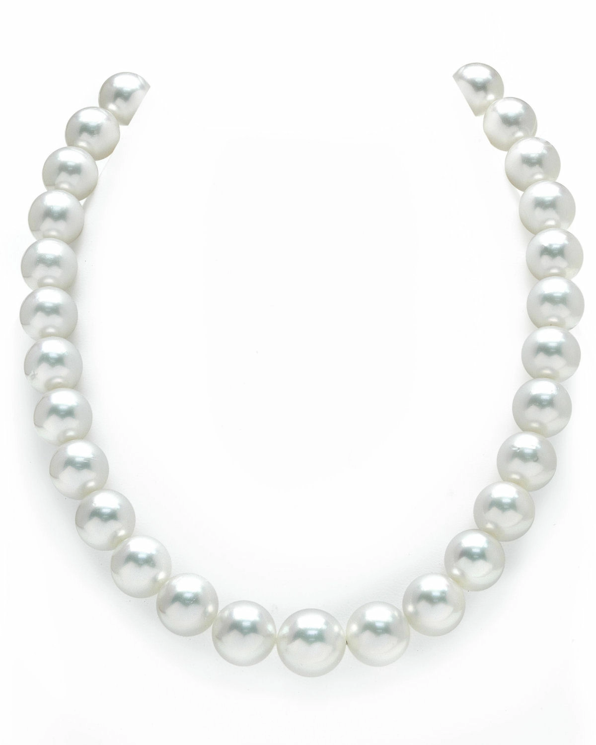 12-14mm White South Sea Pearl Necklace - Certified AAA+ Quality