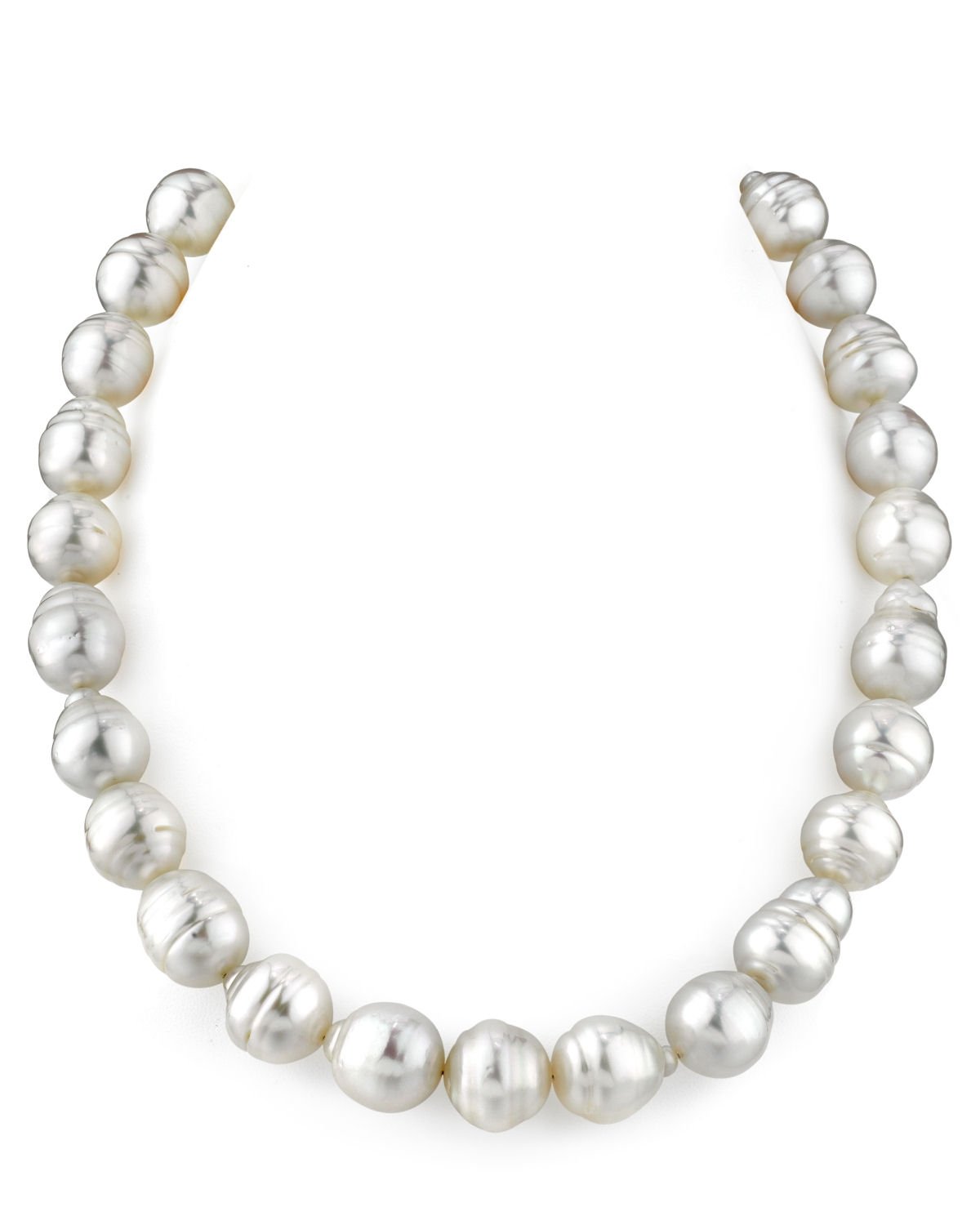 12-15.8mm White South Sea Baroque Pearl Necklace