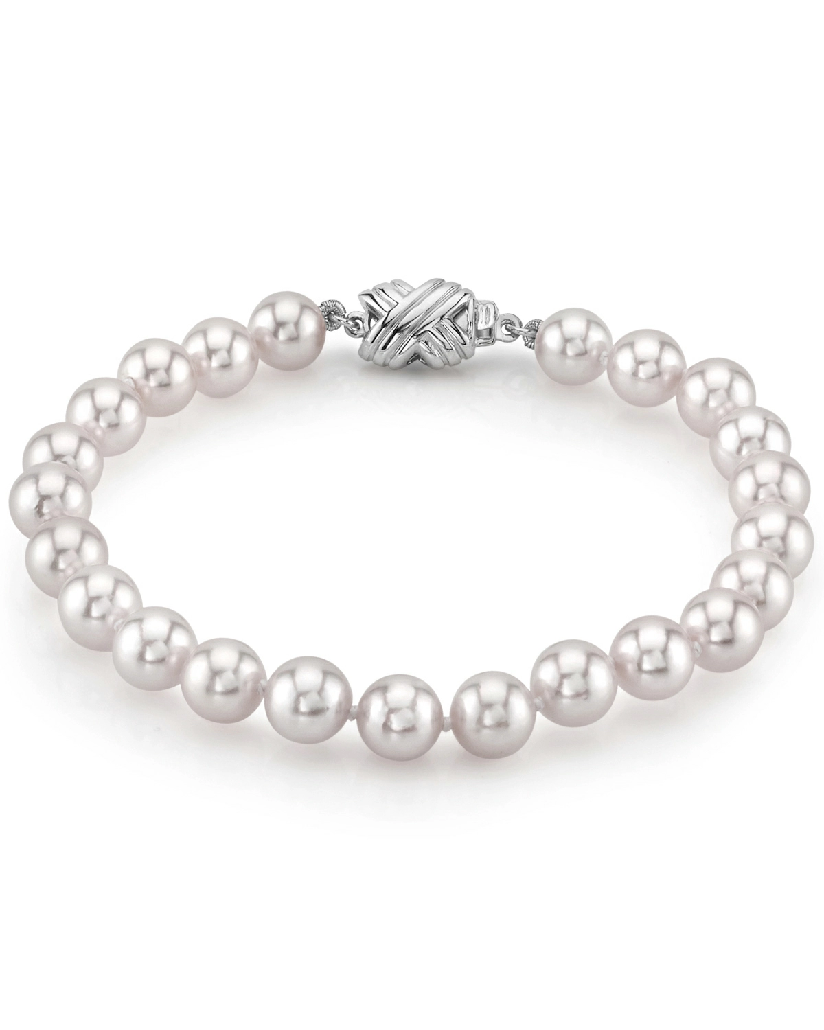 6.5-7.0mm Akoya White Pearl Bracelet