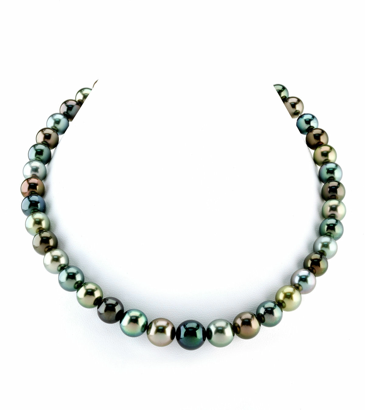 8-10mm Tahitian South Sea Multicolor Pearl Necklace - AAAA Quality