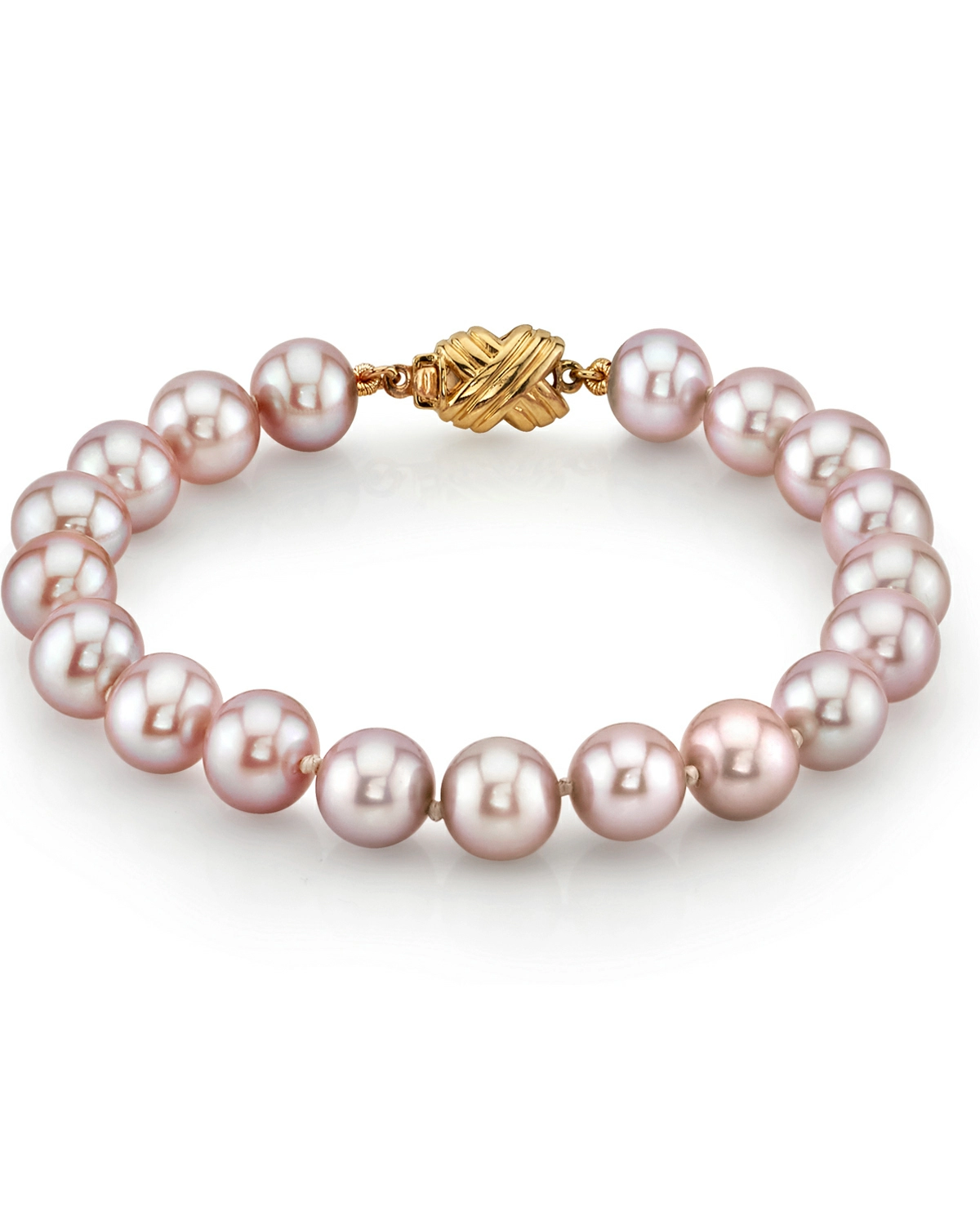 8.0-8.5mm Pink Freshwater Pearl Bracelet - AAAA Quality