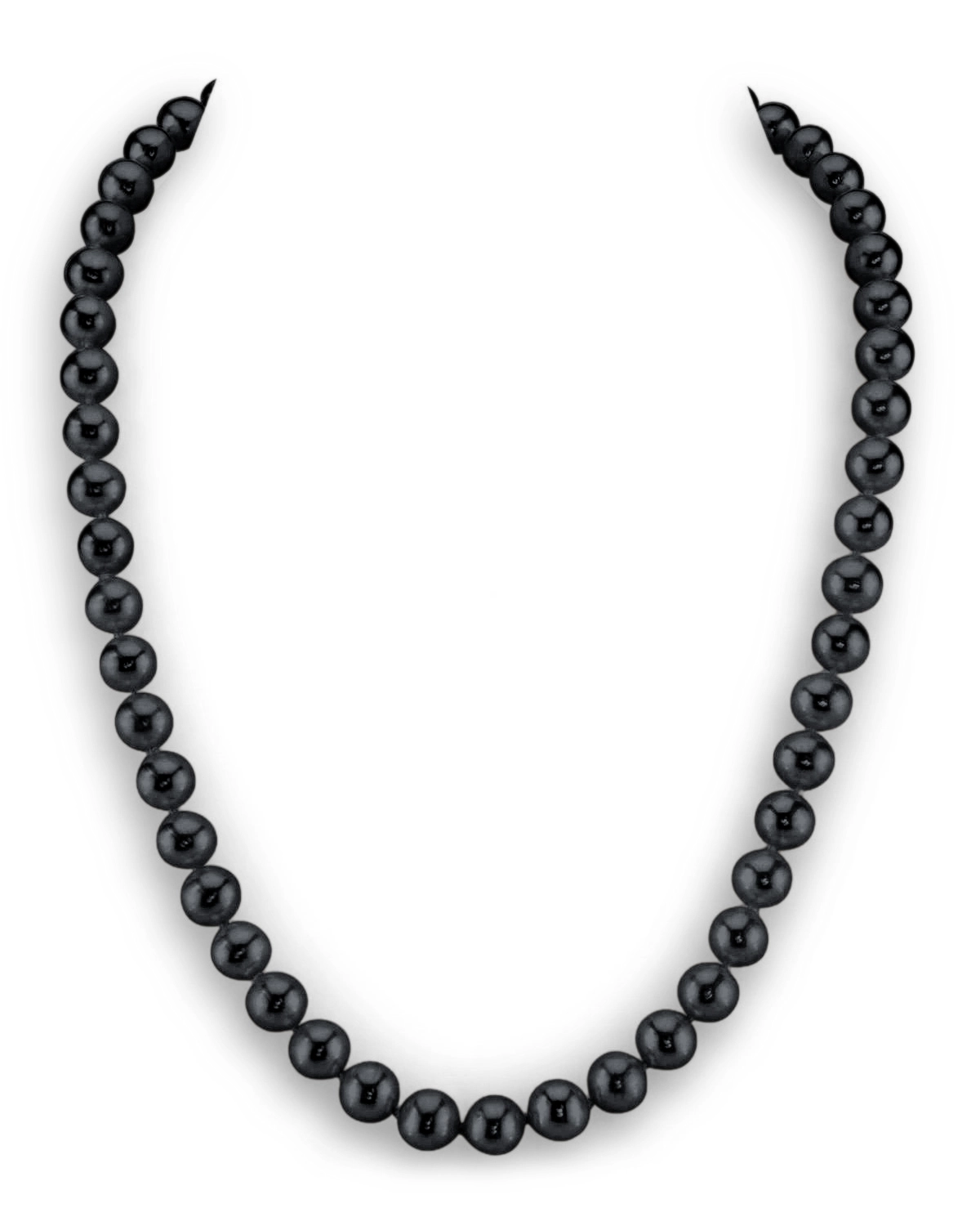 8.5-9.0mm Black Freshwater Pearl Necklace - AAA Quality