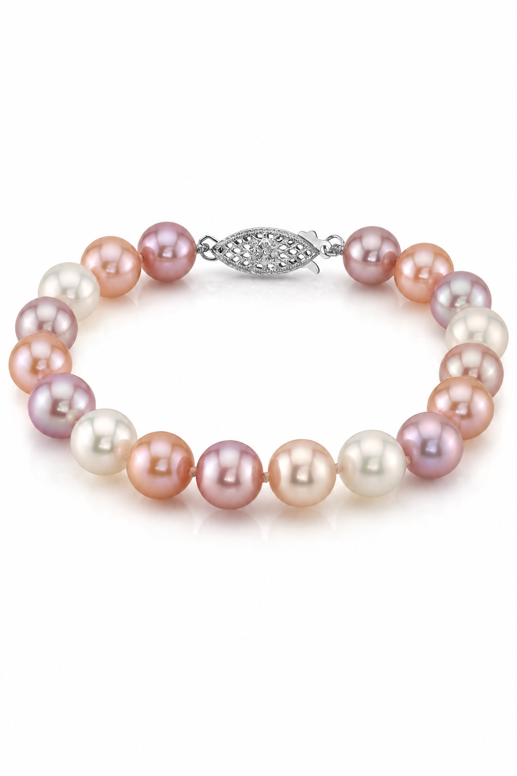 8.5-9.5mm Multicolor Freshwater Pearl Bracelet - AAA Quality