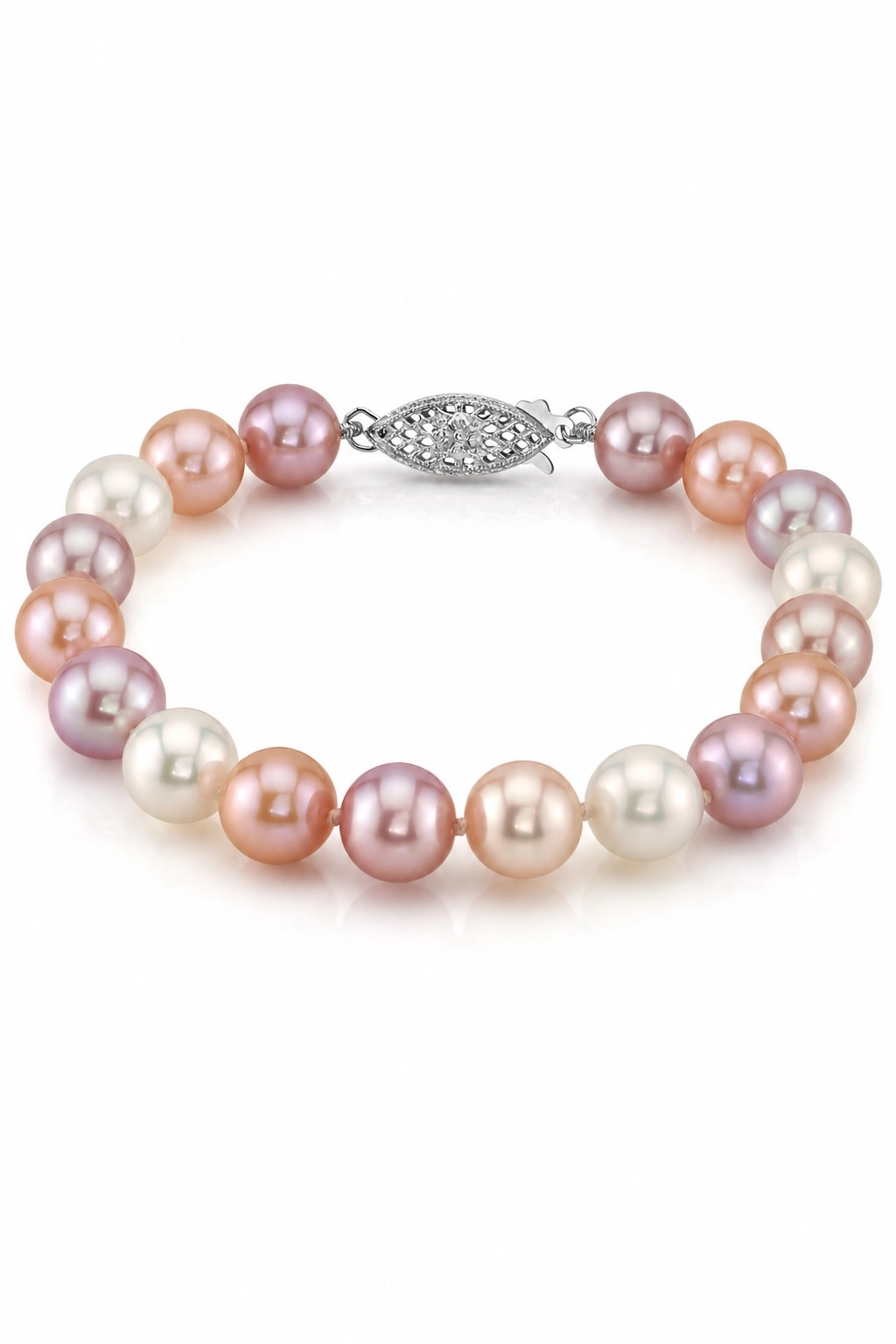 8.5-9.5mm Multicolor Freshwater Pearl Bracelet - AAA Quality
