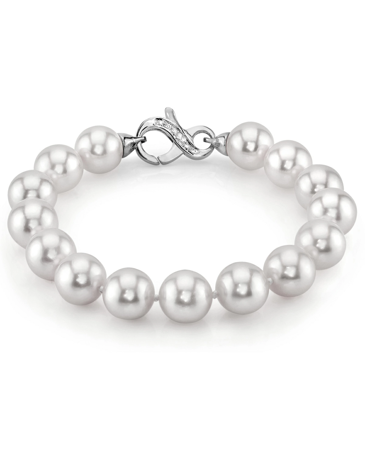 10-11mm White South Sea Pearl Bracelet - AAAA Quality