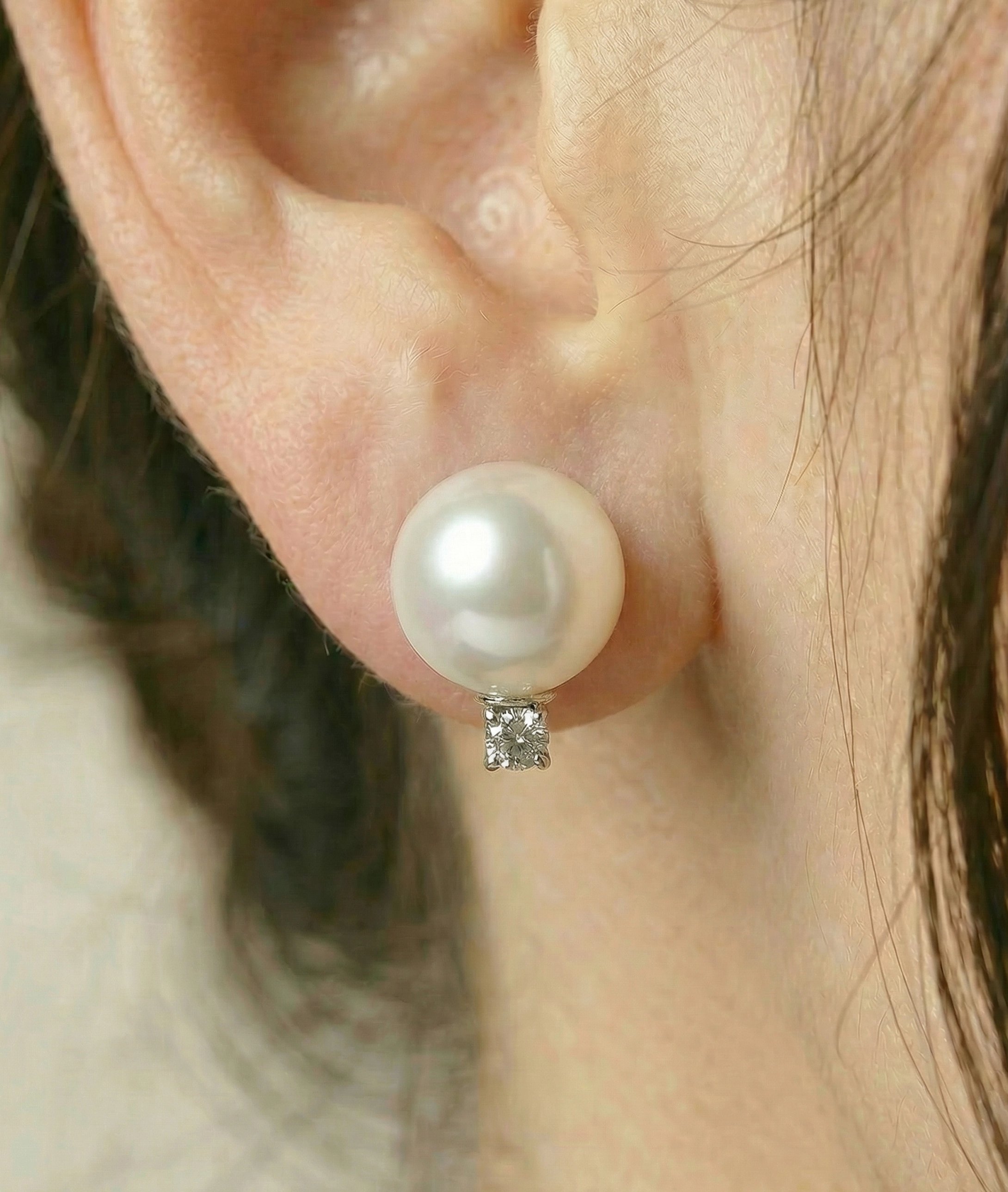 Akoya Pearl & Diamond Sasha Earrings