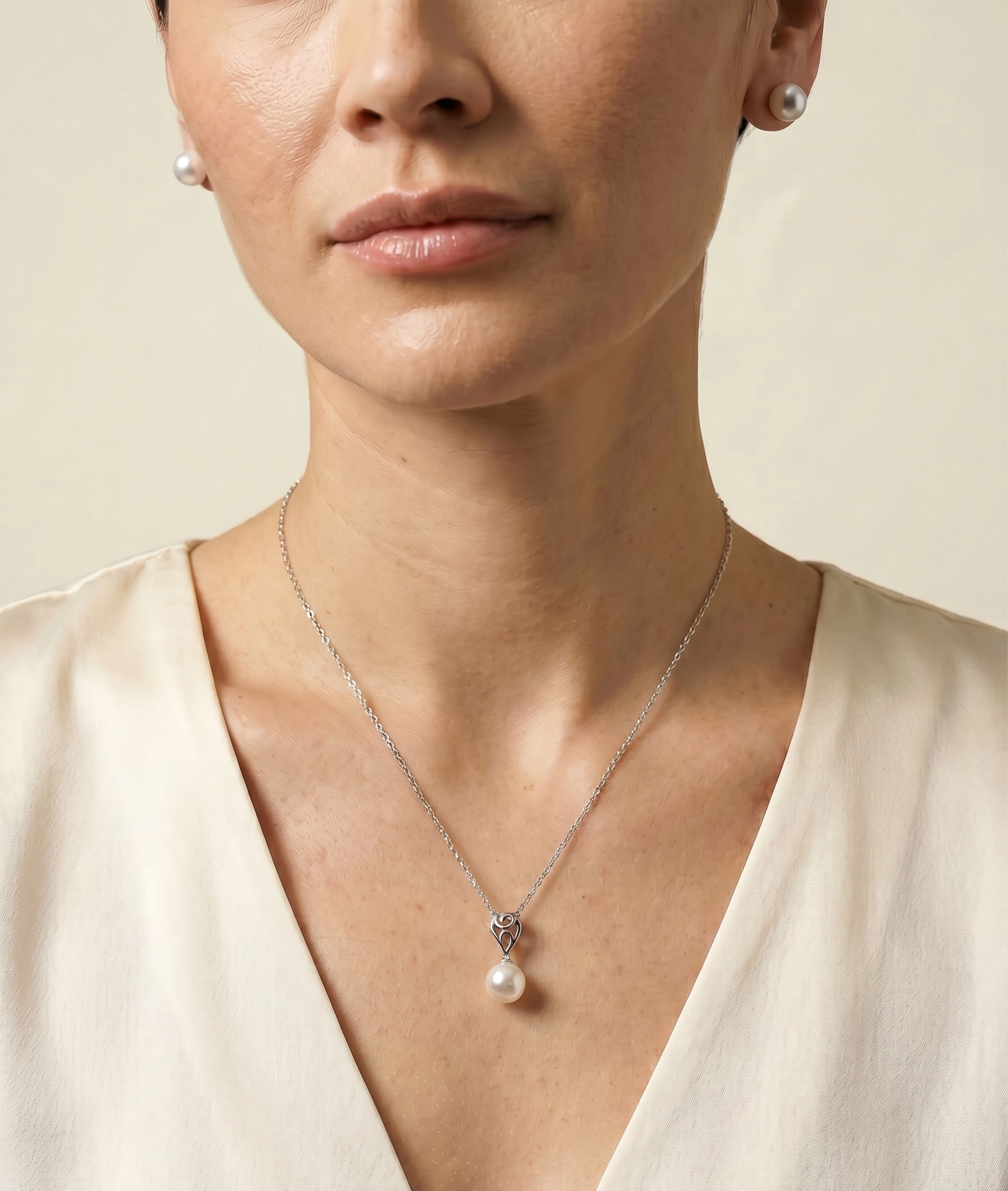 White South Sea Pearl Andrea Pendant