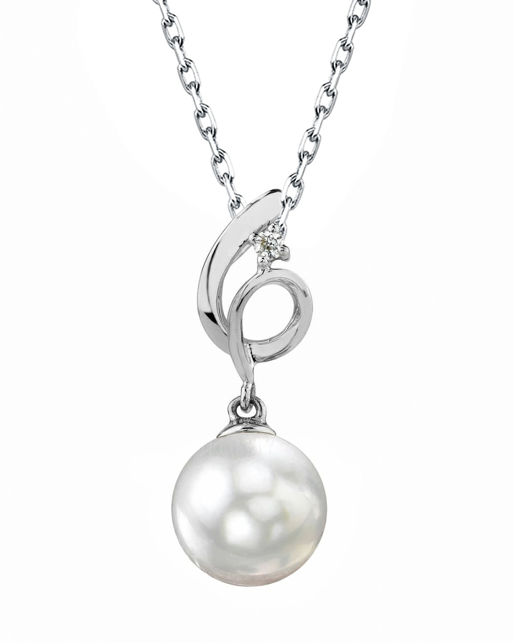 14K Gold South Sea Pearl & Diamond Symphony Pendant