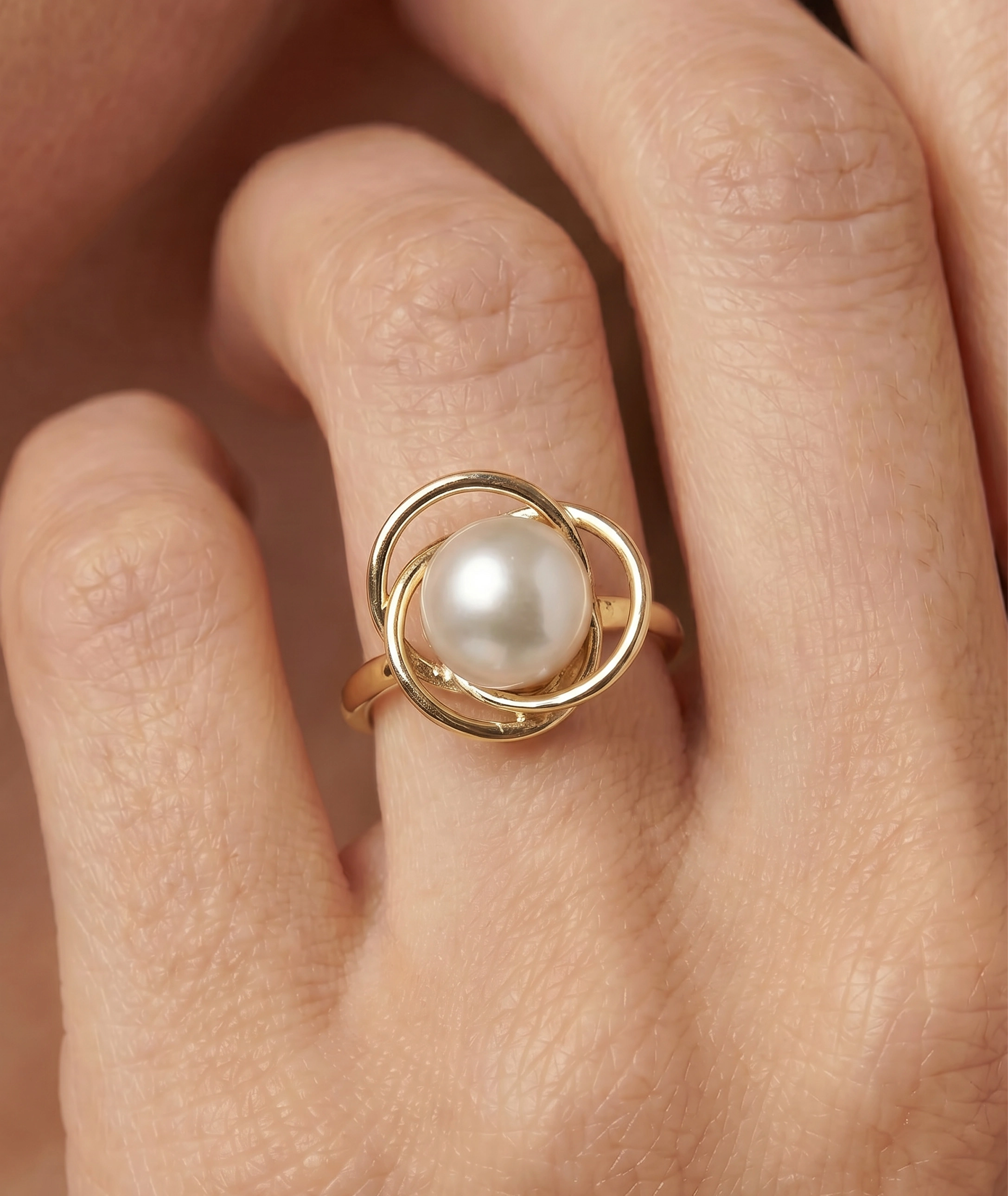 White South Sea Pearl Lexi Ring