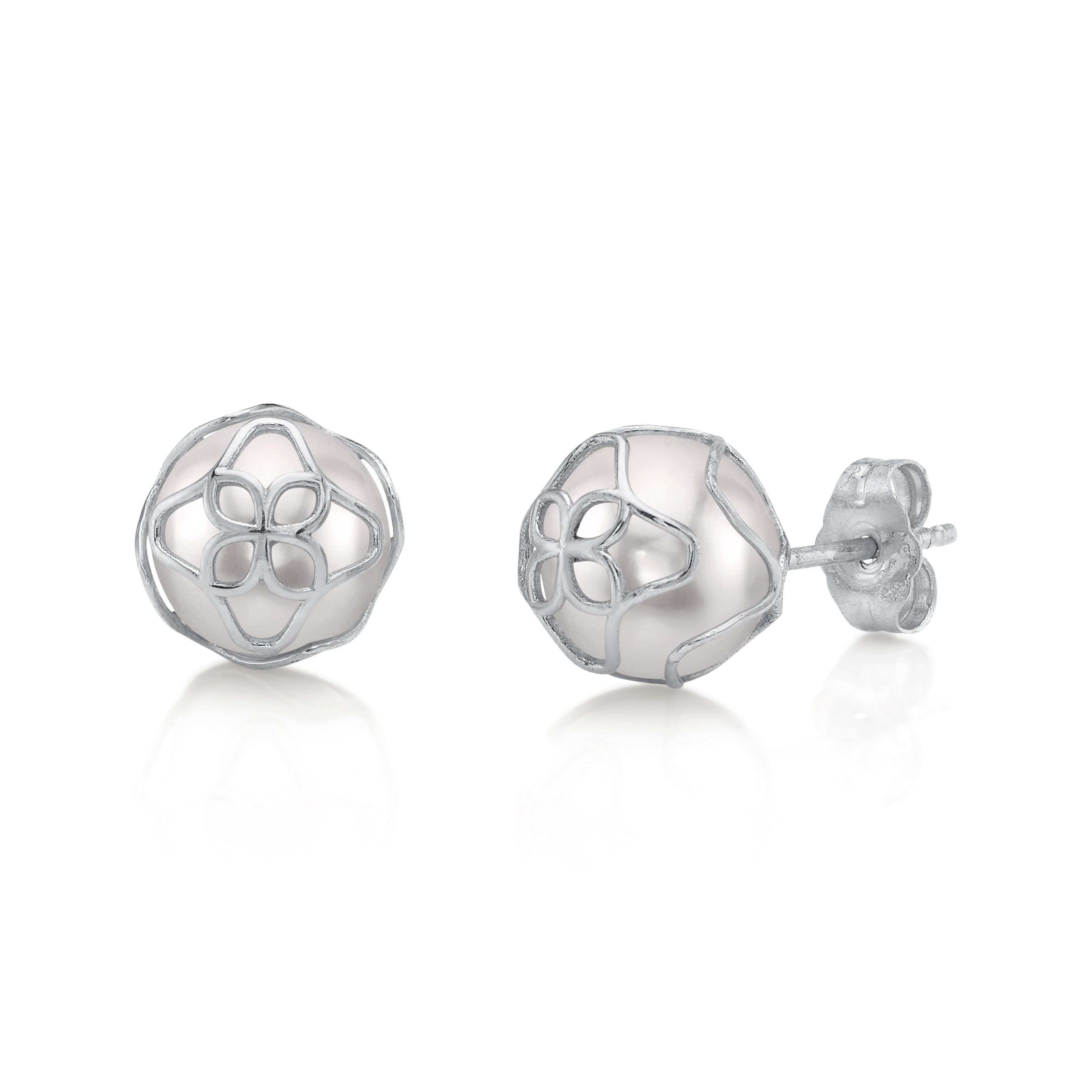 Japanese Akoya Pearl Cora Earrings