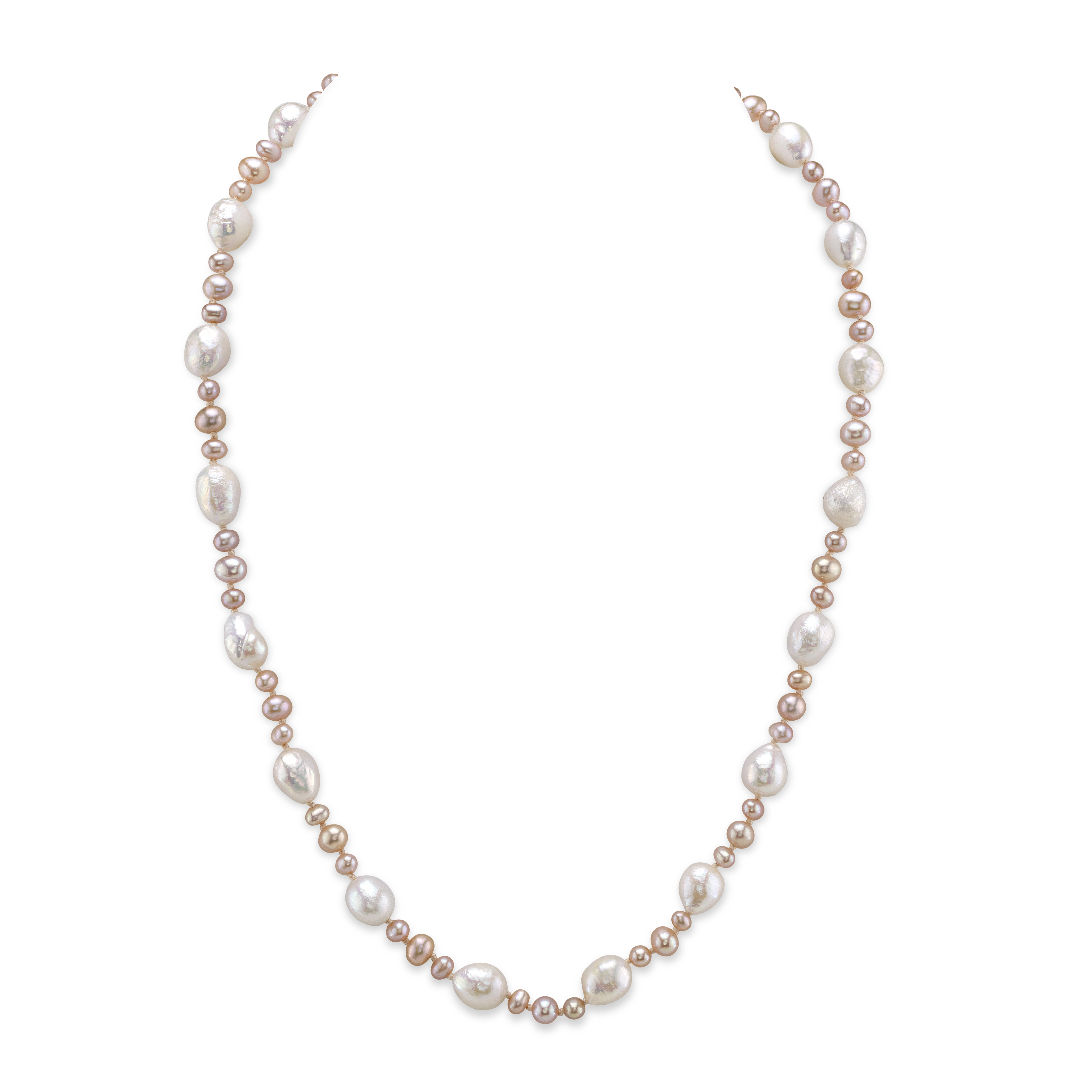 3-8mm Freshwater Multicolor Pearl Necklace - AAA Quality