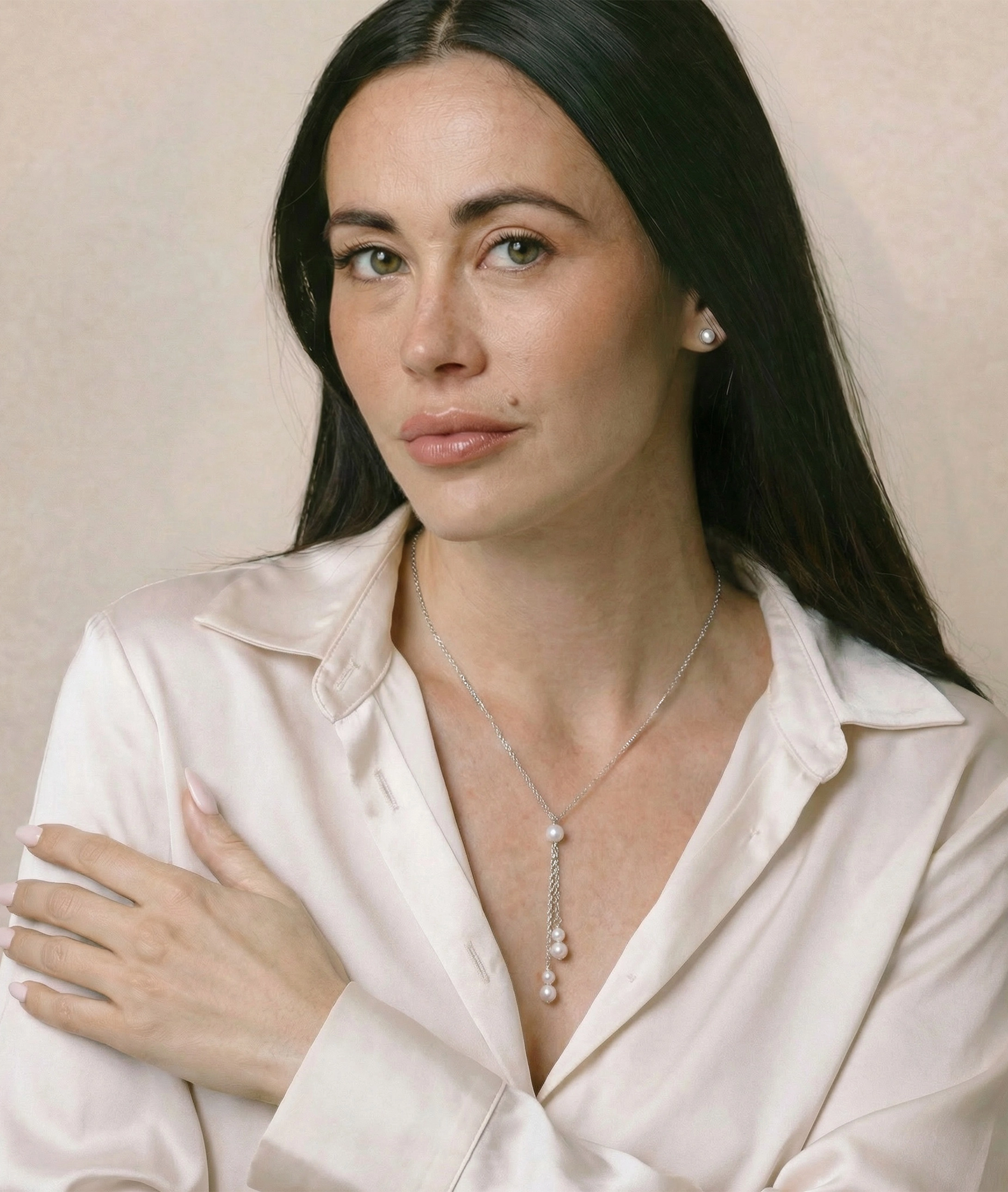 Freshwater Pearl Tincup Selena Necklace Pendant