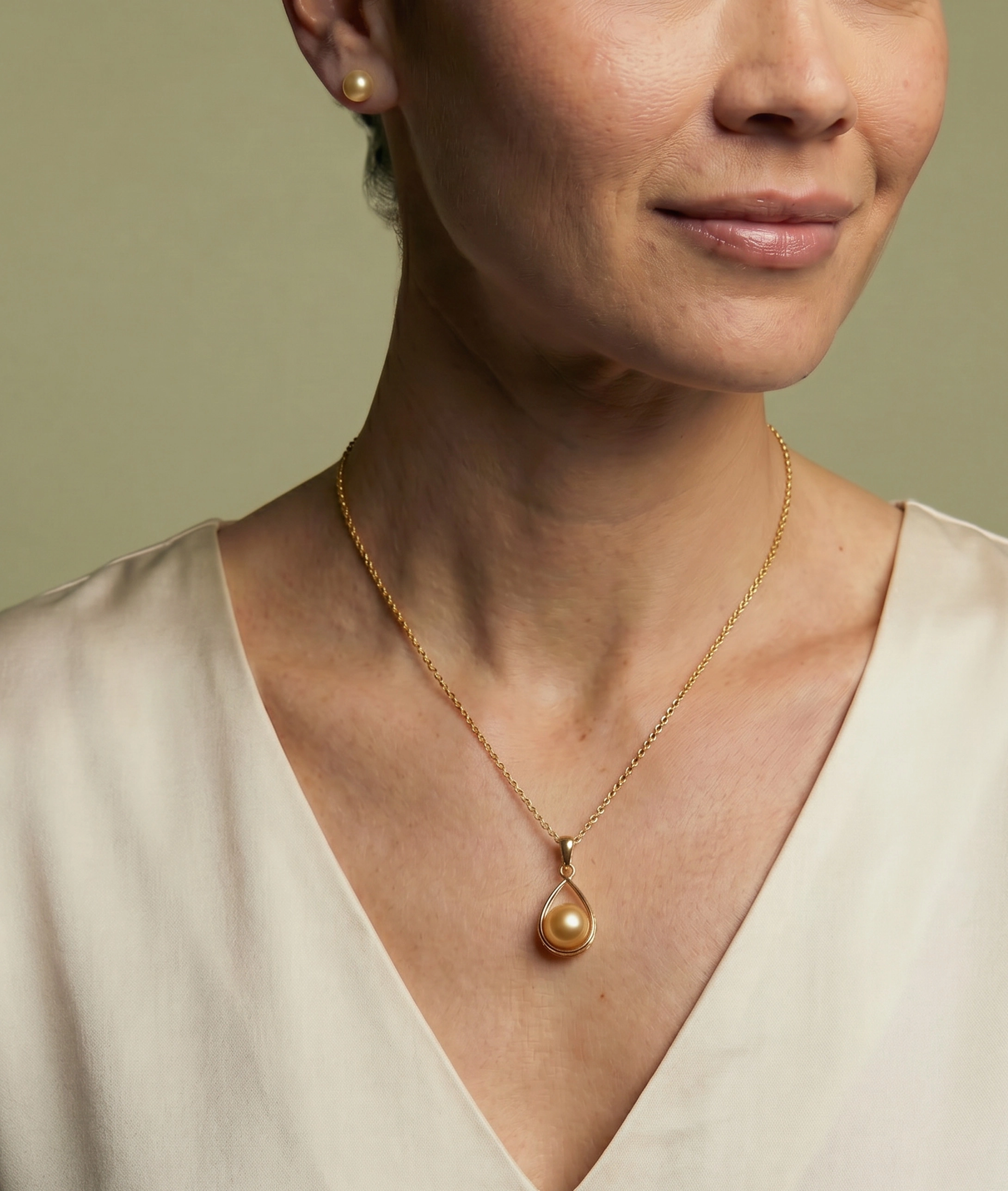 Golden South Sea Pearl Jess Pendant