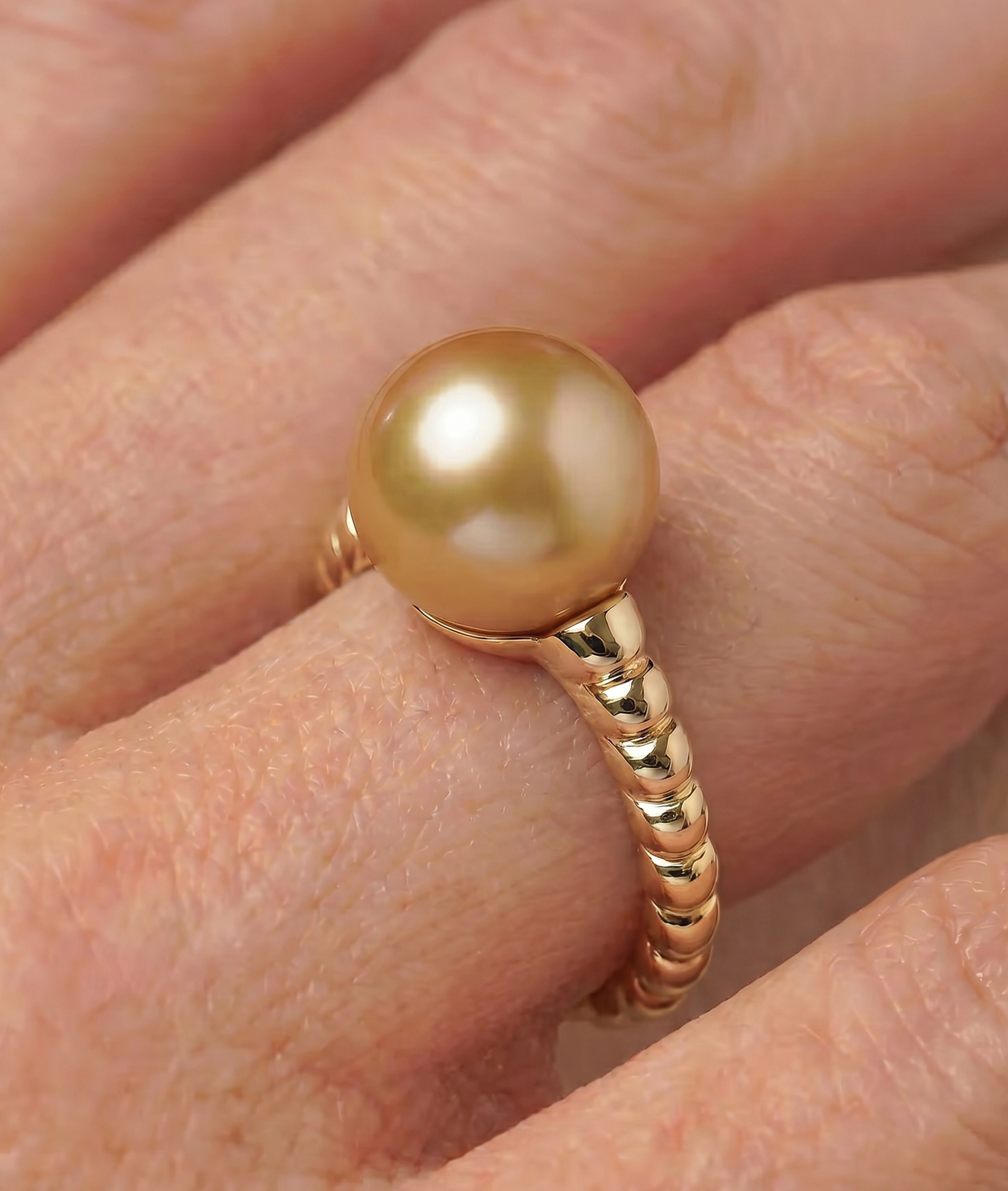 Golden South Sea Pearl Terrie Ring