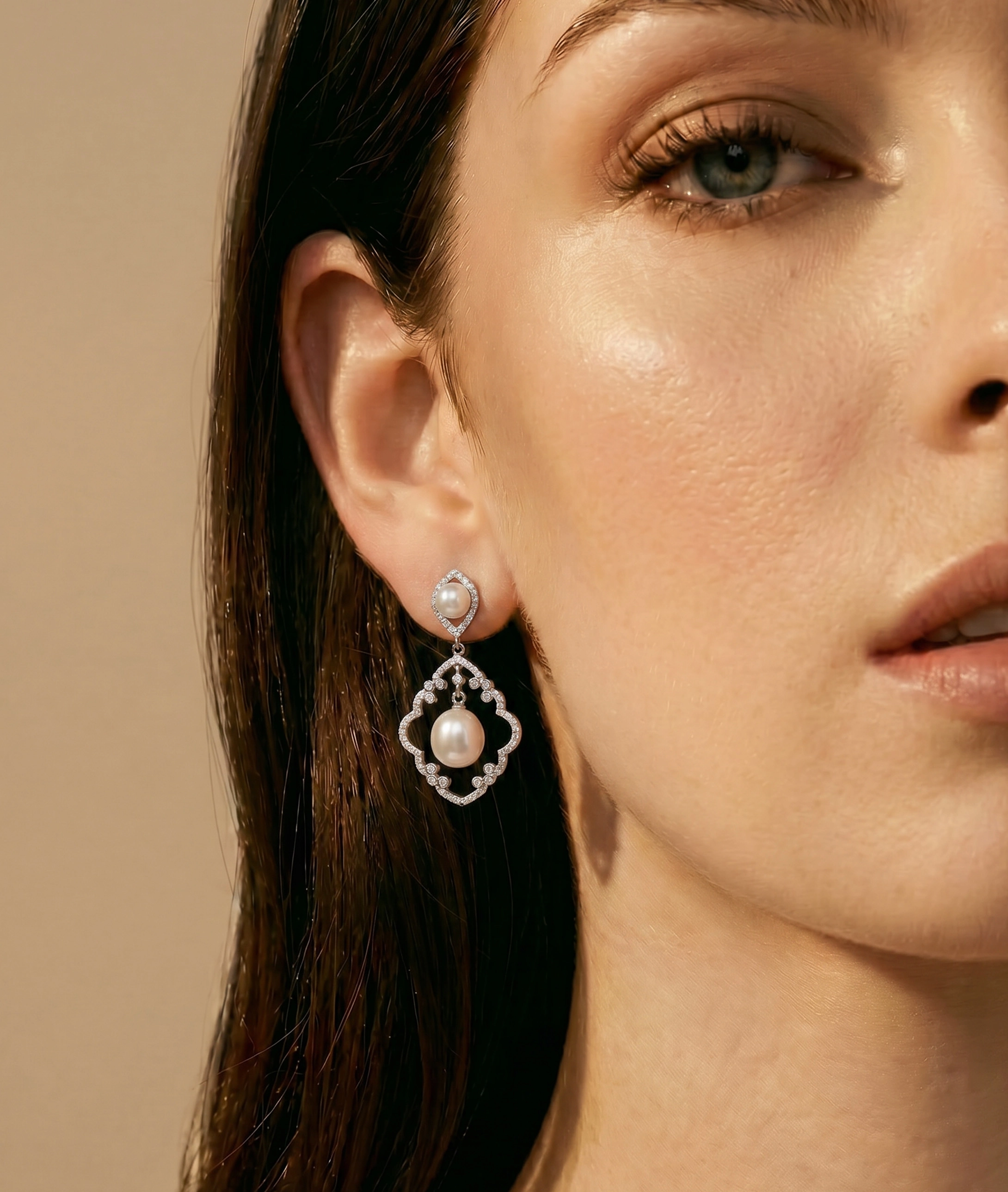 White Freshwater Pearl Elite Earrings