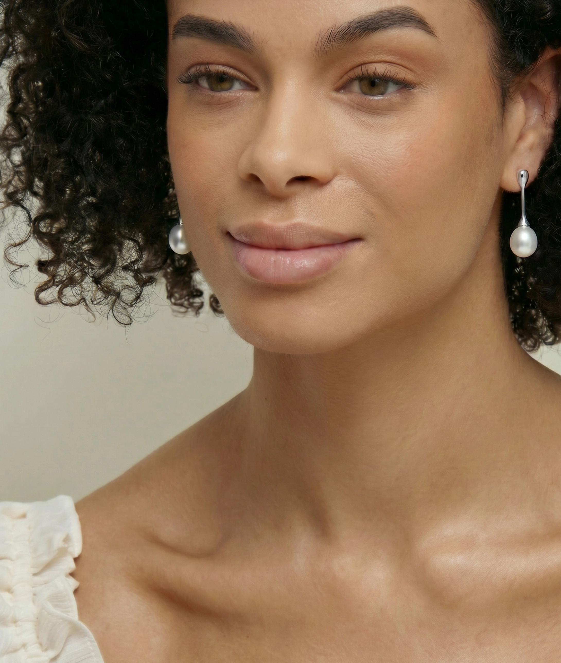Freshwater Pearl Long Drop Earrings