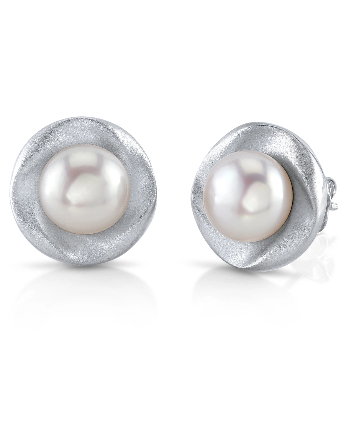 White Freshwater Pearl Tina Earrings