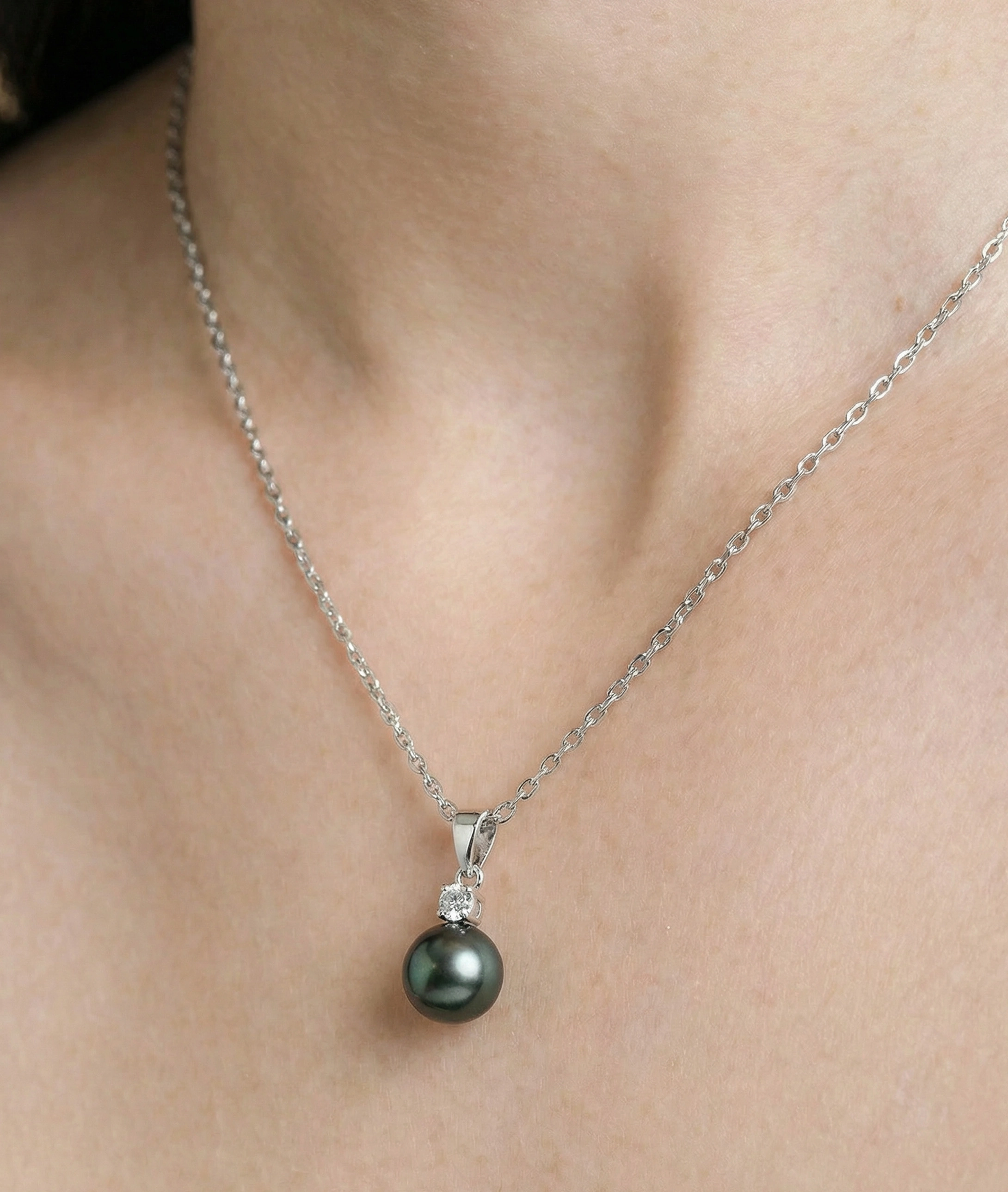 Tahitian South Sea Pearl & Diamond Michelle Jewelry Set