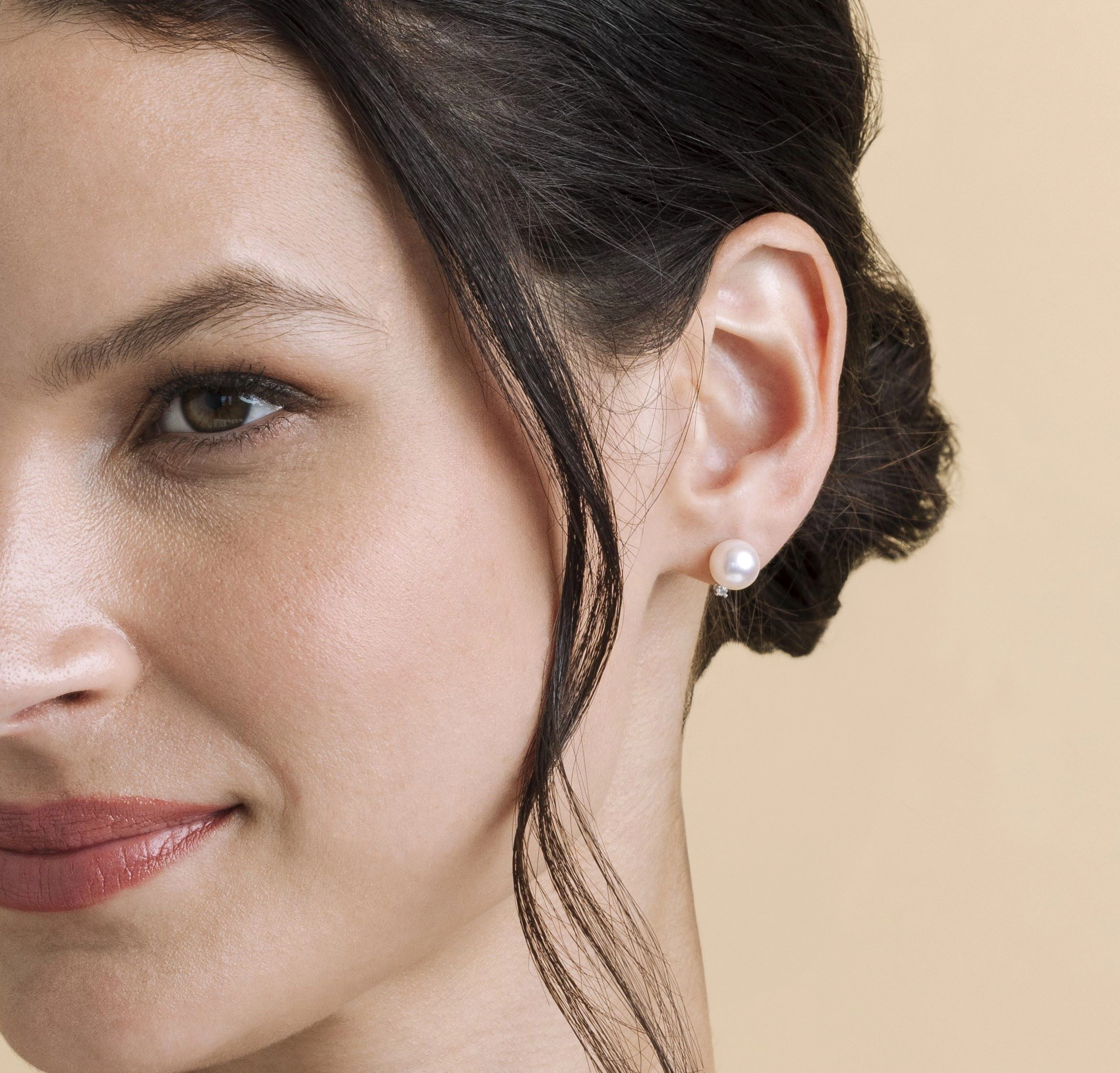 Akoya Pearl & Diamond Classic Earrings