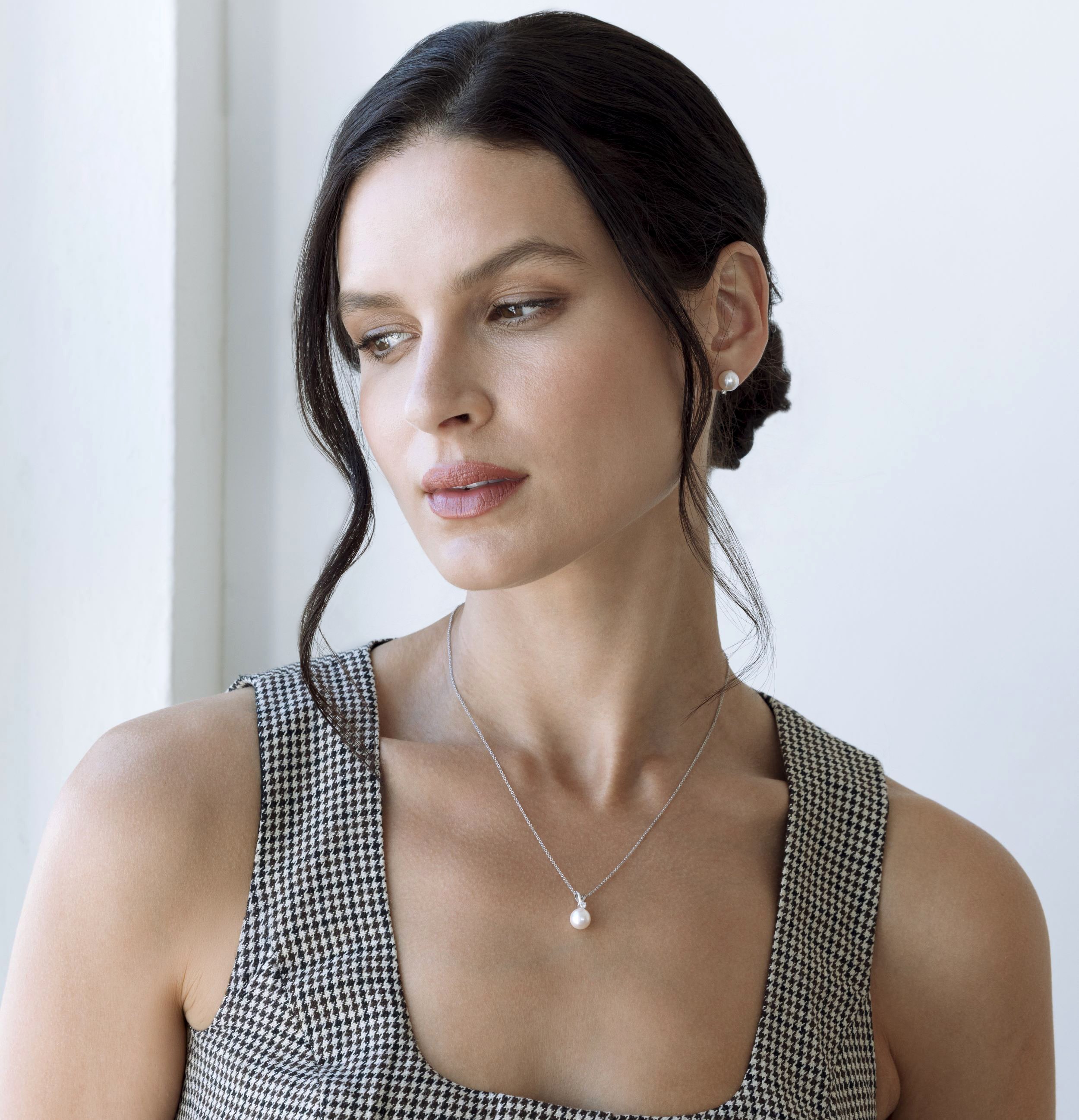 Akoya Pearl & Diamond Classic Earrings